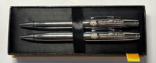 DEPARTMENT OF STATE CROSS COVENTRY POLISHED CHROME PEN & PENCIL SET picture