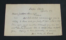 #78 - rare 1889 HOPE, IDAHO TERRITORY letter to HELENA - FISH for SALE picture