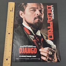 2012 Print Ad Django Unchained Movie Promo Page Leonardo DiCaprio Tarantino picture