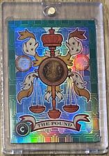 #8 The Pound 47/99 Emerald Gemstone Refractor 2023 Cardsmiths Currency Series 2 picture