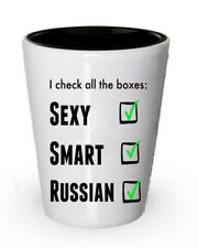 Funny Russian Pride shot glass For Men or Women picture