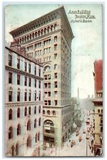 1910 Ames Building Roxbury Exterior Street Boston Massachusetts Vintage Postcard picture