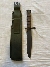 US GI USMC Ontario Knife Company OKC 3S Combat Knife. NEW. with heavy UK Sheath picture