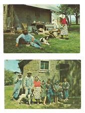 2 Missouri MO Ozark Living Hillbilly Postcards picture