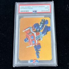 1985 Hasbro Transformers Optimus Prime Autobots Rookie RC #1 PSA 9 MINT LOW POP picture