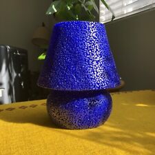 Vintage Indigo Blue Jelly Lamp picture