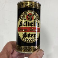 Schell's deer brand empty 12 Oz. steel beer can picture