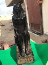 Pharaonic statue of King Khafre, black, heavy weight picture