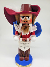 STEINBACH GERMAN WOODEN NUTCRACKER “MUSKETEER ATHOS” S1821 Limited 609/7500 picture