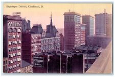 c1910 Skyscraper District Martin's Restaurant Hotel Cincinnati Ohio OH Postcard picture