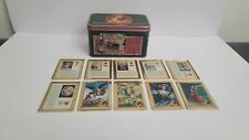 Anheuser-Busch Card Set Embossed Metal Collector Box 1996 Vintage Advertising  picture