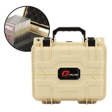 50ct Beige Graded Card Storage Box Travel Waterproof Case Slab Holder&Protector picture