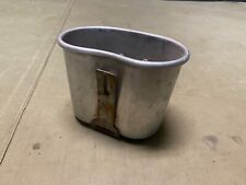 ORIGINAL WWI WWII US ARMY M1910 METAL CANTEEN CUP-DATED 1943 picture