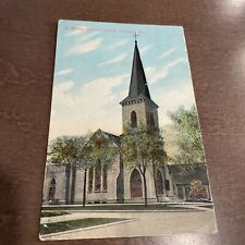 Wisconsin-Waukesha-St Mathias Matthias Episcopal Church-Antique Postcard picture