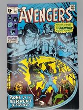 (1970) Marvel Comics Avengers #73 1st App Monica Lynn. Astoundingly Nice Condtn picture