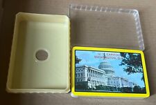 Vintage Sealed Deck of U.S. Capital Washington DC  Playing Cards Rare, With Case picture