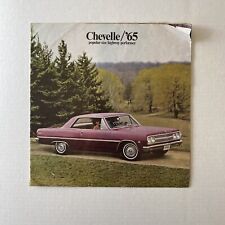 1965 Chevrolet Chevelle Malibu sales brochure 16 pg dealer literature ORIGINAL picture