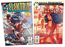 Marvel ELEKTRA (1996) #1 Newsstand + ELEKTRA (2001) #2 Ships FREE picture