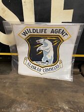 1950s Wildlife Agent Alaskan￼ Command Decal Agent Polar Bear Truck Anchorage picture