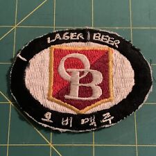 Rare OB Oriental Brewery Lager Beer 3.5” Patch 4P picture
