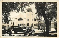 RPPC Methodist Church Oreville California 1937 Postcard picture