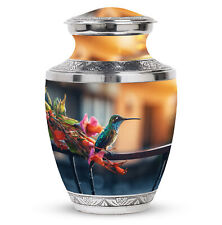 humming bird Large Burial Urns For Ashes Size 10 Inch picture