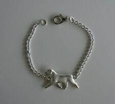 Small Sterling Silver Rottweiler Moving Study Bracelet picture