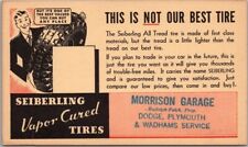 c1930s MORRISON, Wisconsin Advertising Postcard 