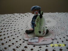 Vintage Lina Zampiva Signed Clown Figurine Made In Italy, Cello picture