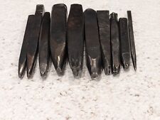Antique Tools 10 Silversmiths Stamp Dies Jewelers Tools Misc Types Engrave picture