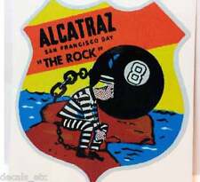 Alcatraz Vintage Style Travel Decal / Vinyl Sticker, Luggage Label picture