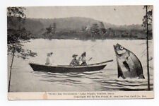 DB Exaggeration Postcard, Every Day Occurances, Lake Ripple, Grafton,Mass.,1912 picture