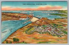 Postcard Pickstown South Dakota Fort Randall Dam picture