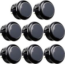 8pcs Original Sanwa Grey OBSF-30 Push Buttons 30mm picture