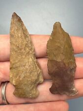 Pair Of Nice Jasper Points. Jim Thorpe Pa picture