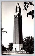 RPPC Campanile State College Brookings South Dakota Real Photo P710 picture