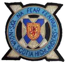 Canadian Armed Forces Nova Scotia Highlanders Blazer Crest picture