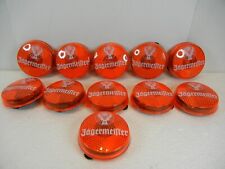 JAGERMEISTER LOT OF 11 BLINKING ORANGE PARTY BUTTONS picture