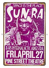 1990 Sun Ra Pine Street Theatre Concert Poster metal tin sign wall art sale picture