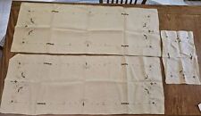 Set of Vintage Cutwork Linen Table Runners picture