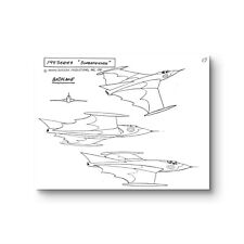 Batman Batplane Animation Model Sheet, SSV1058 picture
