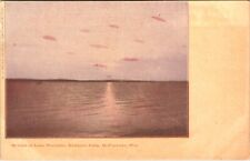McFarland Wisconsin Edwards Park Lake Wabesa H.L. Swan Sunset Rosy Cloud  -  A24 picture