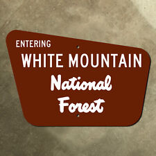 USFS entering White Mountain National Forest boundary highway sign 15x10 picture