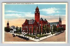 Birmingham AL-Alabama, Jefferson County Court House, Vintage Postcard picture