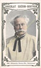 Chrome trade card photo ALEXANDRE DUMAS writer circa 1870 1913 picture