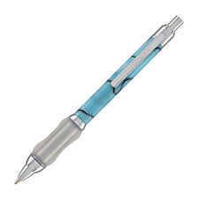 Sensa Click Plasmuloid Ballpoint Pen in Cyan Blue Pearl w/ Plasmium Gel Grip picture
