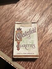 Vintage Chesterfield Cigarette Box with 7 Cigarettes  picture