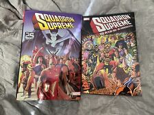 Squadron Supreme Lot Omnibus 25TH HC Death Of A Universe Marvel Comics OOP picture