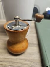Vintage Solid Wood G.M.T. CO Pepper Mill Grinder 3in picture