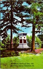 General Edward Braddock's grave Pennsylvania Chrome Postcard E8 picture